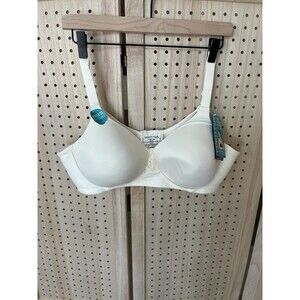 Vanity Fair Beauty Back Wirefree Smoothing Bra 44B Ivory Neutral NWT 71380